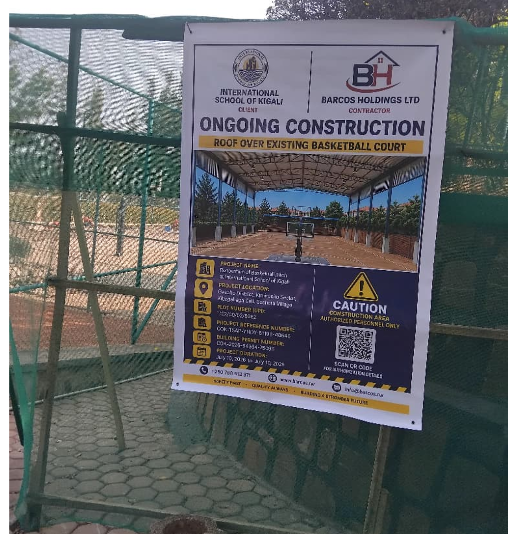Design and Construction of Roof Structure Over the Existing Outdoor Basketball Court